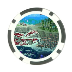 The Overworld Aurora Subnautica Poker Chip Card Guard