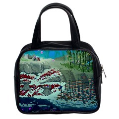 The Overworld Aurora Subnautica Classic Handbag (two Sides) by Bedest