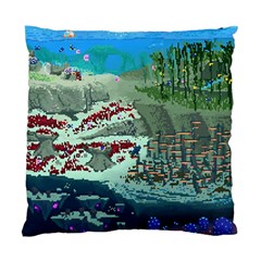 The Overworld Aurora Subnautica Standard Cushion Case (one Side) by Bedest