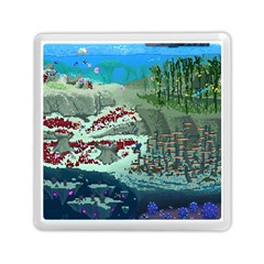 The Overworld Aurora Subnautica Memory Card Reader (square) by Bedest