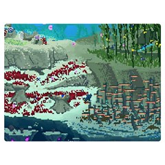 The Overworld Aurora Subnautica Two Sides Premium Plush Fleece Blanket (baby Size) by Bedest