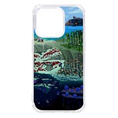 The Overworld Aurora Subnautica Iphone 14 Pro Tpu Uv Print Case by Bedest