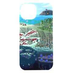 The Overworld Aurora Subnautica Iphone 15 Black Uv Print Pc Hardshell Case by Bedest