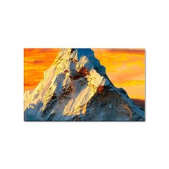 Himalaya Nature Mountain Sticker (rectangular) by Bedest