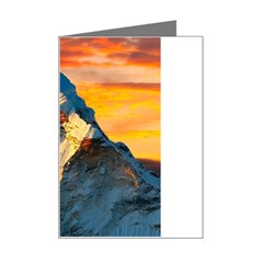 Himalaya Nature Mountain Mini Greeting Card by Bedest