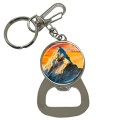 Himalaya Nature Mountain Bottle Opener Key Chain by Bedest