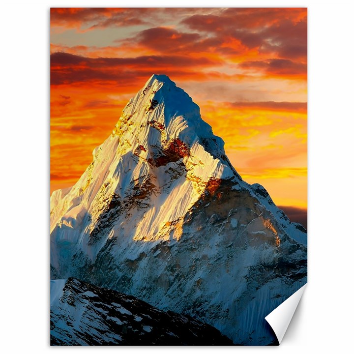 Himalaya Nature Mountain Canvas 36  x 48 