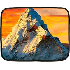 Himalaya Nature Mountain Fleece Blanket (mini) by Bedest