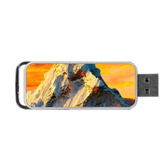 Himalaya Nature Mountain Portable Usb Flash (two Sides) by Bedest