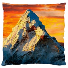 Himalaya Nature Mountain Standard Premium Plush Fleece Cushion Case (one Side) by Bedest