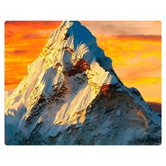 Himalaya Nature Mountain Two Sides Premium Plush Fleece Blanket (teen Size) by Bedest