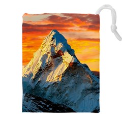 Himalaya Nature Mountain Drawstring Pouch (5xl) by Bedest