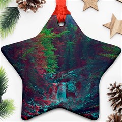 Foroest Nature Trippy Ornament (star)