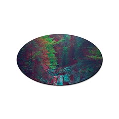 Foroest Nature Trippy Sticker Oval (10 Pack) by Bedest