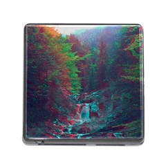 Foroest Nature Trippy Memory Card Reader (square 5 Slot) by Bedest