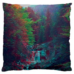 Foroest Nature Trippy Large Cushion Case (one Side) by Bedest