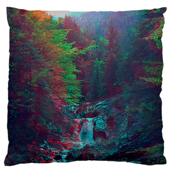 Foroest Nature Trippy Large Cushion Case (One Side)