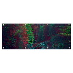 Foroest Nature Trippy Banner And Sign 8  X 3  by Bedest