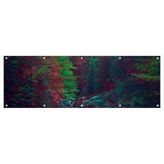 Foroest Nature Trippy Banner And Sign 12  X 4  by Bedest