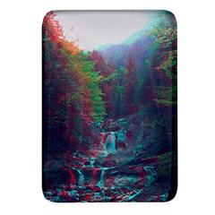 Foroest Nature Trippy Rectangular Glass Fridge Magnet (4 Pack) by Bedest