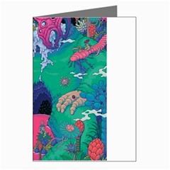 Planet Psychedelic Art Psicodelia Greeting Card by Bedest