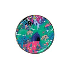 Planet Psychedelic Art Psicodelia Hat Clip Ball Marker (10 Pack) by Bedest