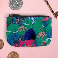 Planet Psychedelic Art Psicodelia Mini Coin Purse by Bedest