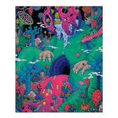 Planet Psychedelic Art Psicodelia Shower Curtain 60  X 72  (medium) 