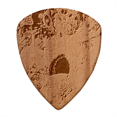 Planet Psychedelic Art Psicodelia Wood Guitar Pick (set Of 10)