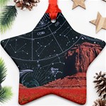 Astrology Surreal Surrealism Trippy Visual Art Ornament (Star) Front