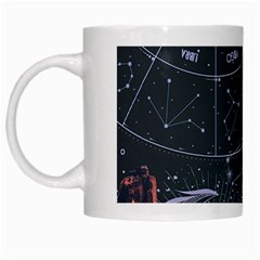 Astrology Surreal Surrealism Trippy Visual Art White Mug by Bedest