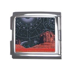 Astrology Surreal Surrealism Trippy Visual Art Mega Link Italian Charm (18mm)