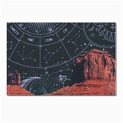 Astrology Surreal Surrealism Trippy Visual Art Postcards 5  X 7  (pkg Of 10) by Bedest