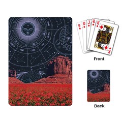 Astrology Surreal Surrealism Trippy Visual Art Playing Cards Single Design (rectangle) by Bedest