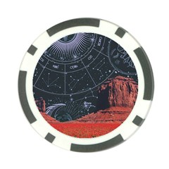 Astrology Surreal Surrealism Trippy Visual Art Poker Chip Card Guard