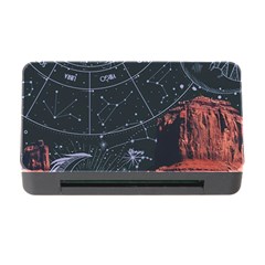 Astrology Surreal Surrealism Trippy Visual Art Memory Card Reader With Cf by Bedest