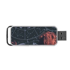 Astrology Surreal Surrealism Trippy Visual Art Portable Usb Flash (two Sides) by Bedest