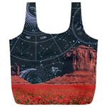 Astrology Surreal Surrealism Trippy Visual Art Full Print Recycle Bag (XXL) Front