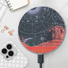 Astrology Surreal Surrealism Trippy Visual Art Wireless Fast Charger(white) by Bedest