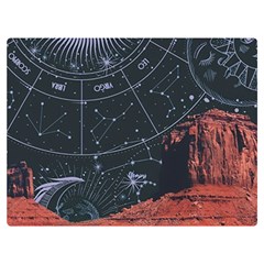 Astrology Surreal Surrealism Trippy Visual Art Two Sides Premium Plush Fleece Blanket (baby Size) by Bedest