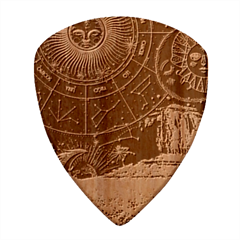 Astrology Surreal Surrealism Trippy Visual Art Wood Guitar Pick (set Of 10) by Bedest