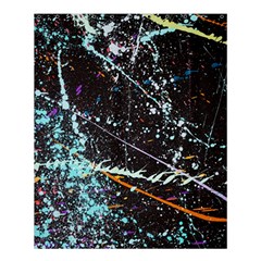 Abstract Colorful Texture Shower Curtain 60  X 72  (medium) 