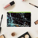 Abstract Colorful Texture Cosmetic Bag (XS) Front