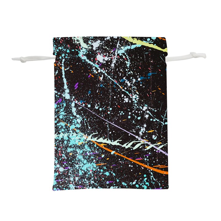 Abstract Colorful Texture Lightweight Drawstring Pouch (M)