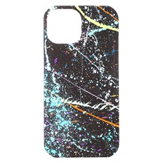 Abstract Colorful Texture Iphone 15 Plus Black Uv Print Pc Hardshell Case by Bedest