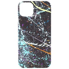 Abstract Colorful Texture Iphone 15 Pro Black Uv Print Pc Hardshell Case