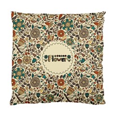 Seamless Pattern With Flower Birds Standard Cushion Case (two Sides) by Bedest