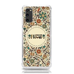 Seamless Pattern With Flower Birds Samsung Galaxy S20 6 2 Inch Tpu Uv Case by Bedest