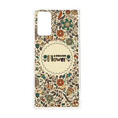 Seamless Pattern With Flower Birds Samsung Galaxy Note 20 Tpu Uv Case