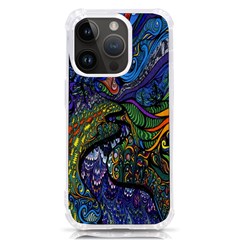 Psychedelic Digital Art Artwork Landscape Colorful Iphone 14 Pro Tpu Uv Print Case by Bedest